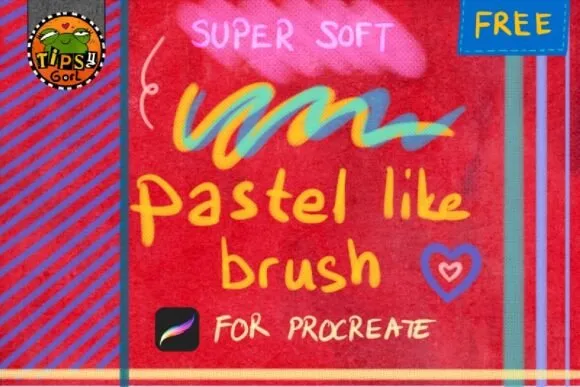 Pastellike Brush for Procreate - free Procreate brush pack
