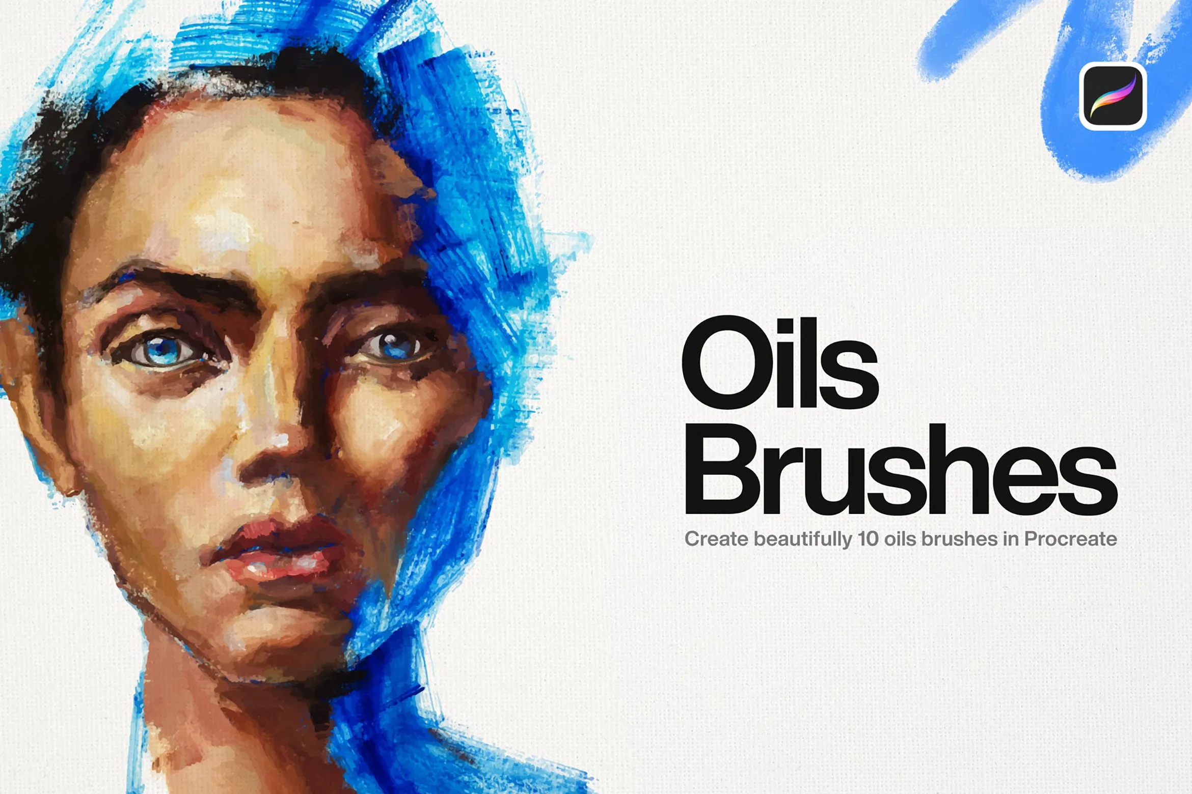 43 Oil Painting Brushes for Procreate - free Procreate brush pack