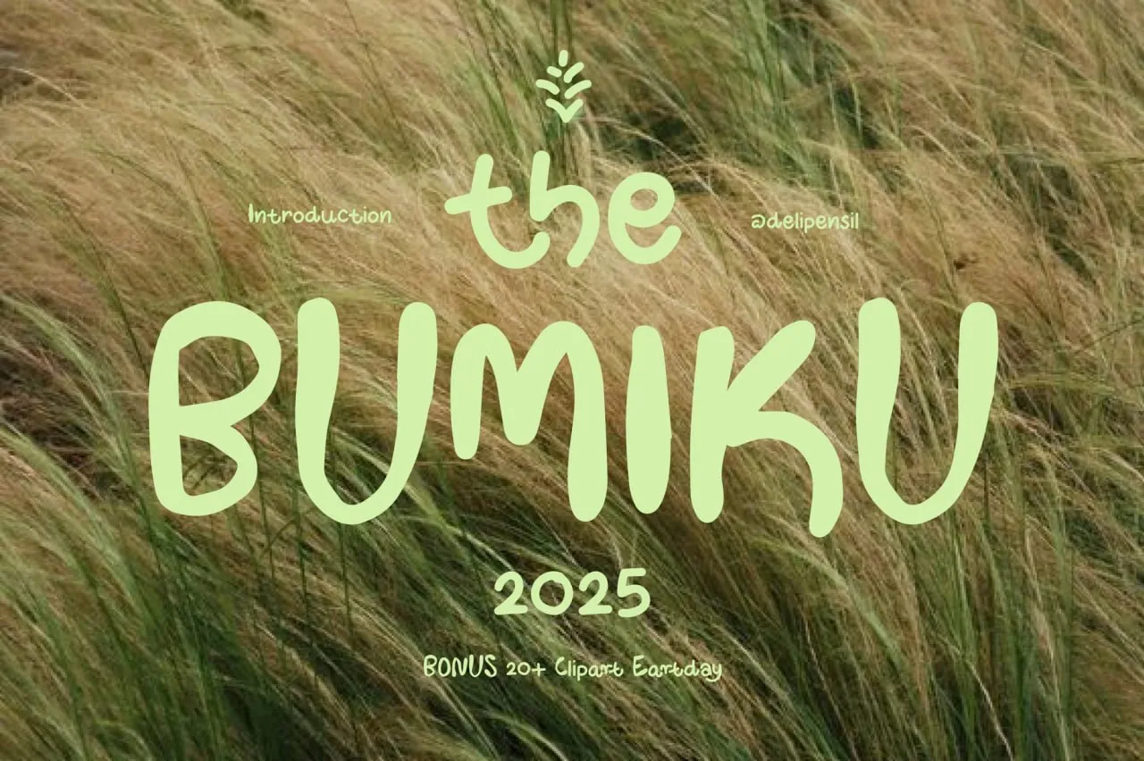 Bumiku – Procreate Fonts - free Procreate brush pack