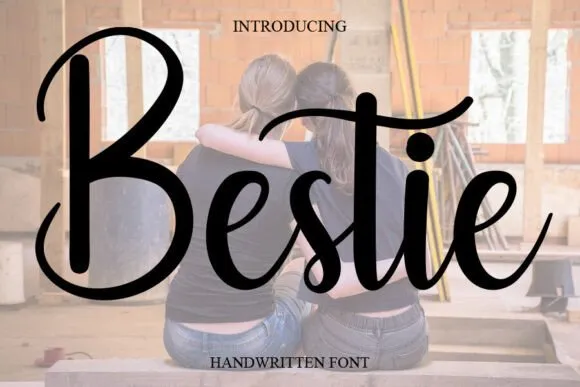 Bestie Font - free Procreate brush pack