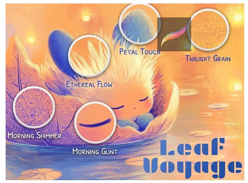 Leaf Voyage for Procreate - free Procreate brush pack