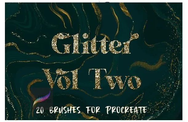 Metallic Procreate Brushes - free Procreate brush pack