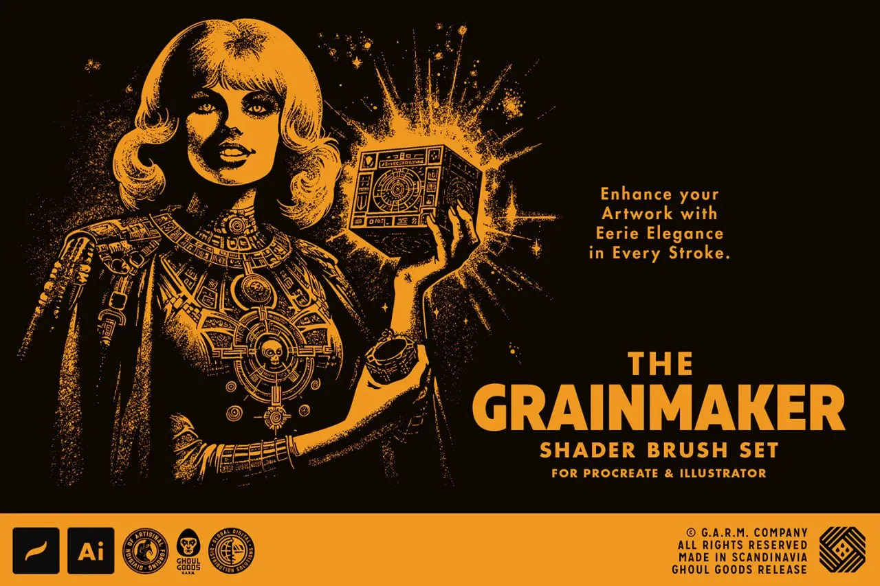 Shader Brush Set Download - free Procreate brush pack