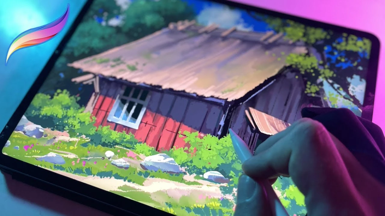 Cozy Ghibli Style Brushes for Procreate - free Procreate brush pack