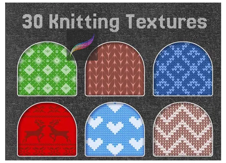 Knitting Textures for Procreate - free Procreate brush pack