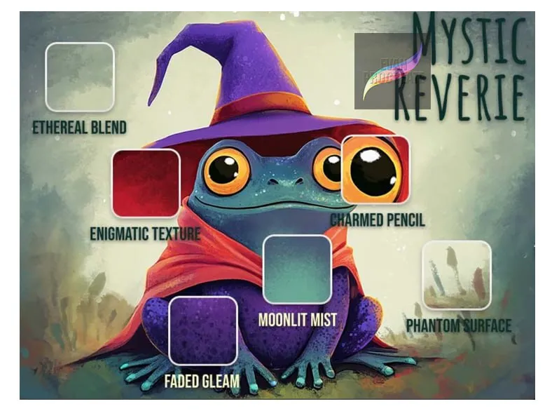 Mystic Reverie Brushes for Procreate - free Procreate brush pack