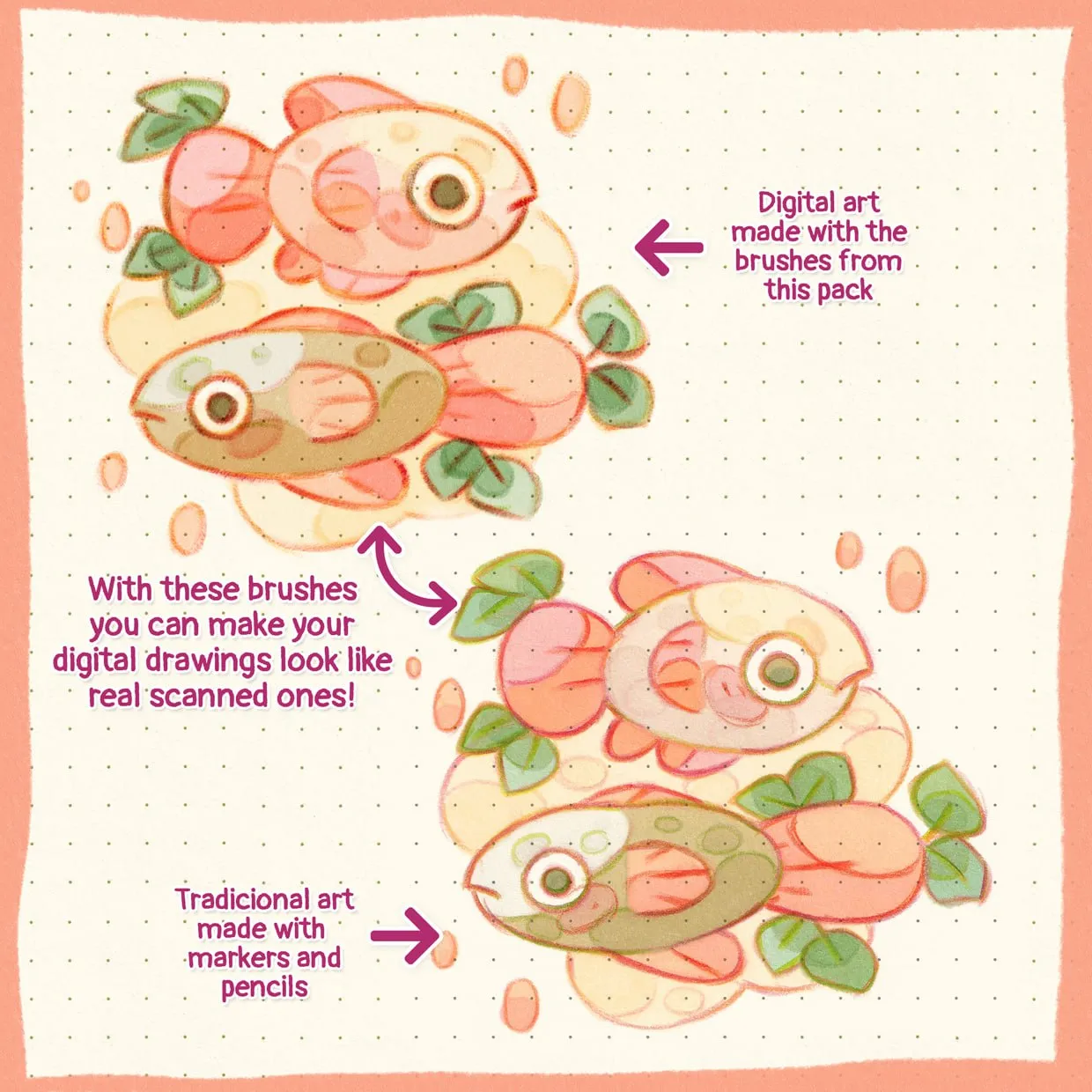 Pencils Brushes for Procreate - free Procreate brush pack