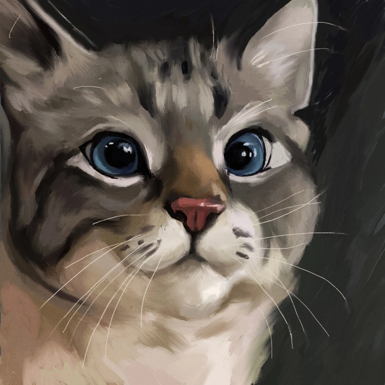 Thicker Oil Painting Brushes - free Procreate brush pack thumbnail 2
